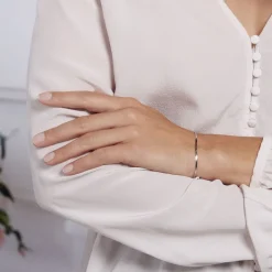Bracelet Argent Blanc Racilia-Histoire d'Or Discount