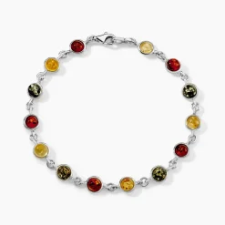 Histoire d'Or Bracelet Argent Blanc Rosalie Ambres