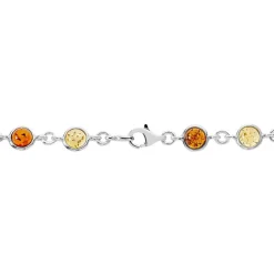 Histoire d'Or Bracelet Argent Blanc Rosalie Ambres