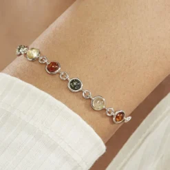 Histoire d'Or Bracelet Argent Blanc Rosalie Ambres
