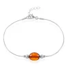 Bracelet Argent Blanc Safaa Ambre-Histoire d'Or Online