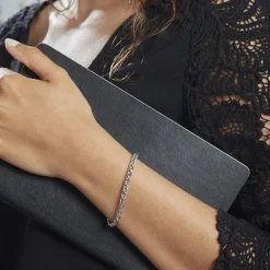 Bracelet Argent Blanc Savanne-Histoire d'Or Online