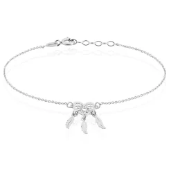 Histoire d'Or Bracelet Argent Blanc Sebastina