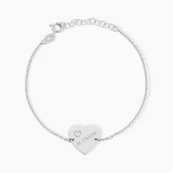 Bracelet Argent Blanc Sharla-Histoire d'Or Hot