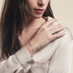 Bracelet Argent Blanc Teoxane-Histoire d'Or Clearance