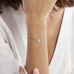 Histoire d'Or Bracelet Argent Blanc Turin Oxydes De Zirconium