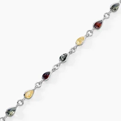 Bracelet Argent Blanc Weronika Ambre-Histoire d'Or Clearance