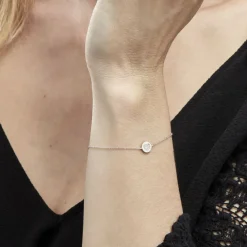 Bracelet Argent Chaker Oxydes De Zirconium-Histoire d'Or Hot