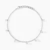 Bracelet Argent Collie Argent Blanc Oxyde-Histoire d'Or Best