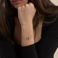 Histoire d'Or Bracelet Argent Rechef Oxydes De Zirconium