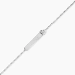 Bracelet Argent Rosule Oxydes De Zirconium-Histoire d'Or Best