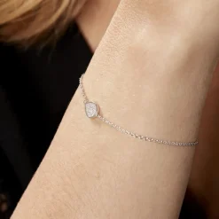 Bracelet Argent Tricoria Oxydes De Zirconium-Histoire d'Or Discount