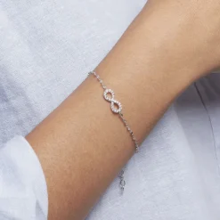 Bracelet Argent Wendel Oxydes De Zirconium-Histoire d'Or