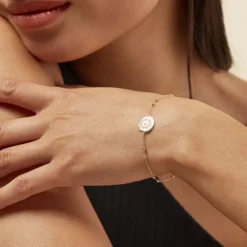 Bracelet Artea Plaqué Or Jaune Oxyde De Zirconium-Histoire d'Or Outlet