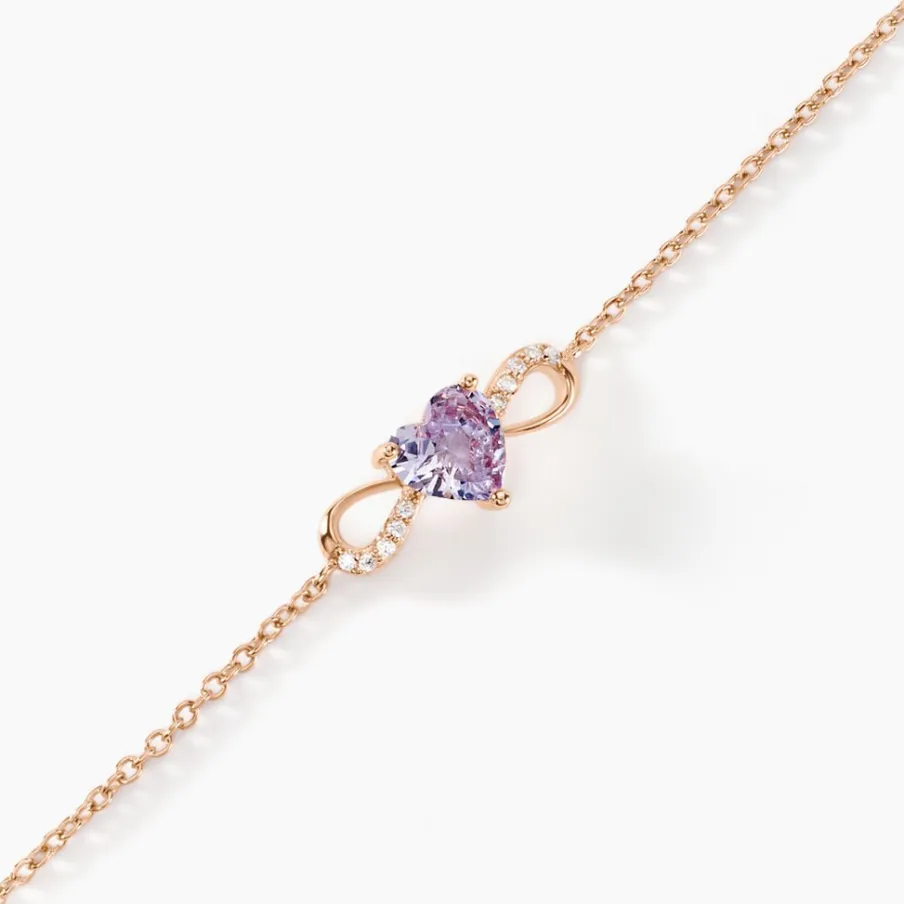 Histoire d'Or Bracelet Atieno Argent Rose Oxyde De Zirconium