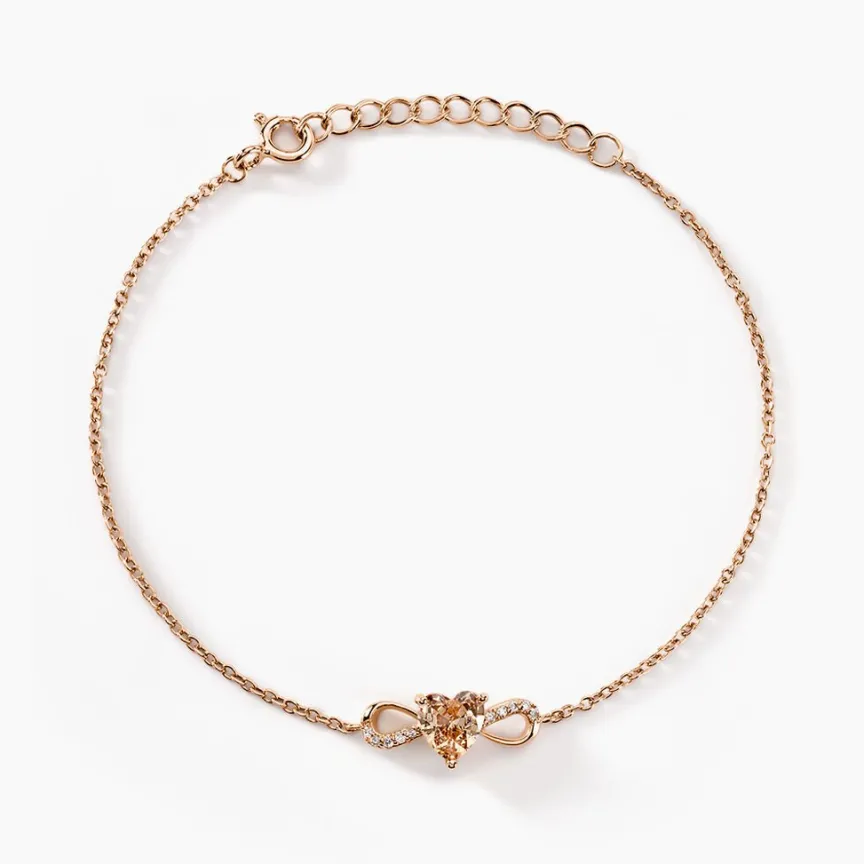 Bracelet Atieno Argent Rose Oxyde De Zirconium-Histoire d'Or