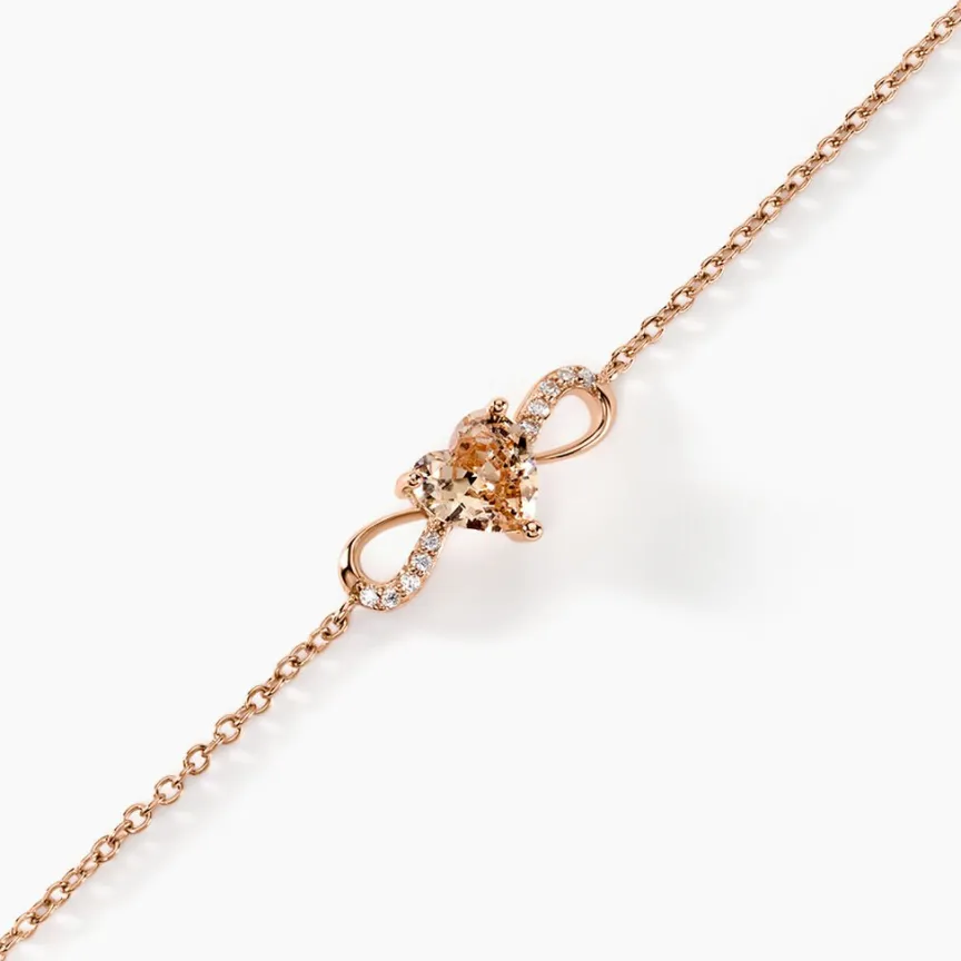 Bracelet Atieno Argent Rose Oxyde De Zirconium-Histoire d'Or