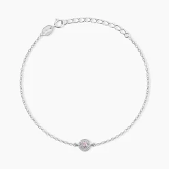 Histoire d'Or Bracelet Auxana Argent Blanc Oxyde De Zirconium