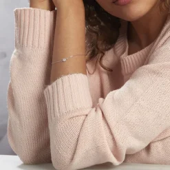 Histoire d'Or Bracelet Auxana Argent Blanc Oxyde De Zirconium