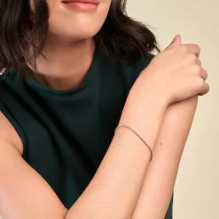 Bracelet Azelys Maille Corde Plaqué Or Jaune-Histoire d'Or Outlet