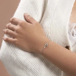 Bracelet Azylis Argent Blanc Oxyde De Zirconium-Histoire d'Or Sale