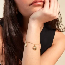 Bracelet Bastia Acier Jaune-Histoire d'Or