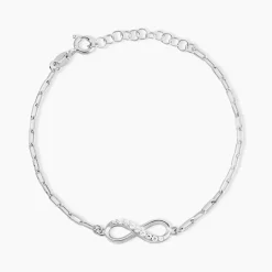 Bracelet Bastin Argent Blanc Oxyde De Zirconium-Histoire d'Or