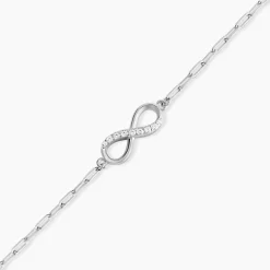 Bracelet Bastin Argent Blanc Oxyde De Zirconium-Histoire d'Or