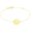 Bracelet Benedicte Message Or Jaune-Histoire d'Or New