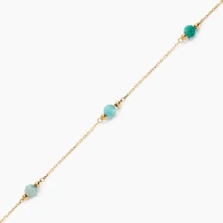 Histoire d'Or Bracelet Billy Or Jaune Turquoise