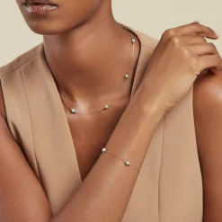 Histoire d'Or Bracelet Billy Or Jaune Turquoise