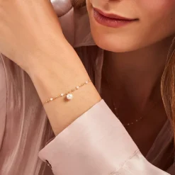 Bracelet Bindy Or Jaune Perle De Culture-Histoire d'Or Clearance