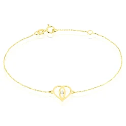 Histoire d'Or Bracelet Blasi Or Jaune Oxyde De Zirconium