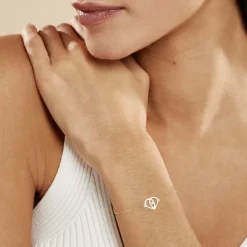 Histoire d'Or Bracelet Blasi Or Jaune Oxyde De Zirconium