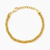Bracelet Bolina Acier jaune-Histoire d'Or New