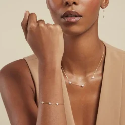 Histoire d'Or Bracelet Bomb Lover Or Jaune Oxyde De Zirconium