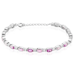 Histoire d'Or Bracelet Brielle Argent Blanc Oxyde De Zirconium