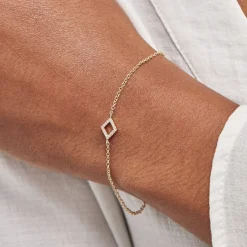 Bracelet Brody Plaqué Or Jaune Oxydes De Zirconium-Histoire d'Or Best