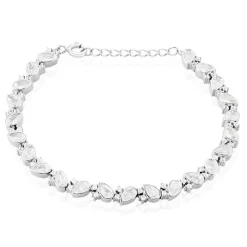 Bracelet Brogan Argent Blanc Oxyde De Zirconium-Histoire d'Or Outlet