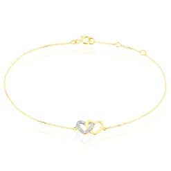 Bracelet Brunehaut Or Jaune Diamant-Histoire d'Or New
