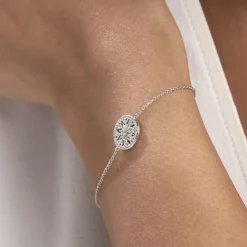 Bracelet Brunilda Argent Blanc Oxyde De Zirconium-Histoire d'Or