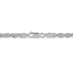 Bracelet Cacilda Maille Corde Argent Blanc-Histoire d'Or Best