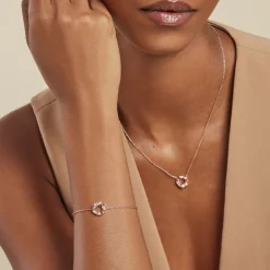 Histoire d'Or Bracelet Camelia De Zirconium