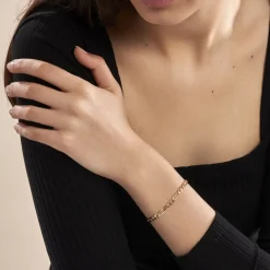 Histoire d'Or Bracelet Cameo Maille Alternée 1/3