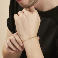 Histoire d'Or Bracelet Cameo Maille Alternée 1/3