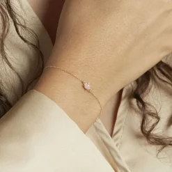 Bracelet Campsis Or Jaune Calcedoine-Histoire d'Or Best