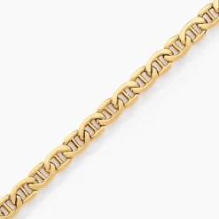 Histoire d'Or Bracelet Capucin Maille Marine Plate