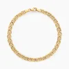 Bracelet Capucin Or Jaune Maille Marine Plate-Histoire d'Or Online
