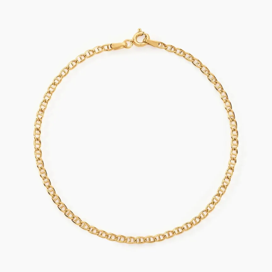 Bracelet Capucin Maille Marine Plate-Histoire d'Or Best