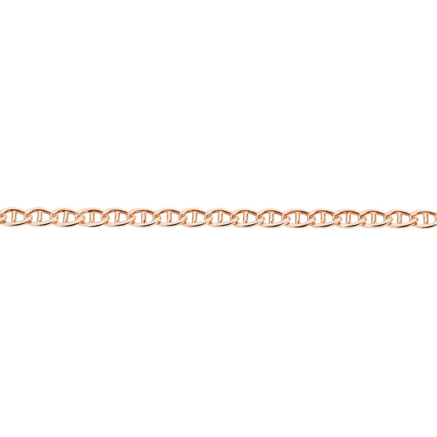 Bracelet Capucin Or Rose Maille Marine Plate-Histoire d'Or Outlet